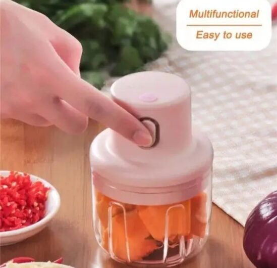 Single Bowl Usb Rechargeable Mini Grinder Food Chopper