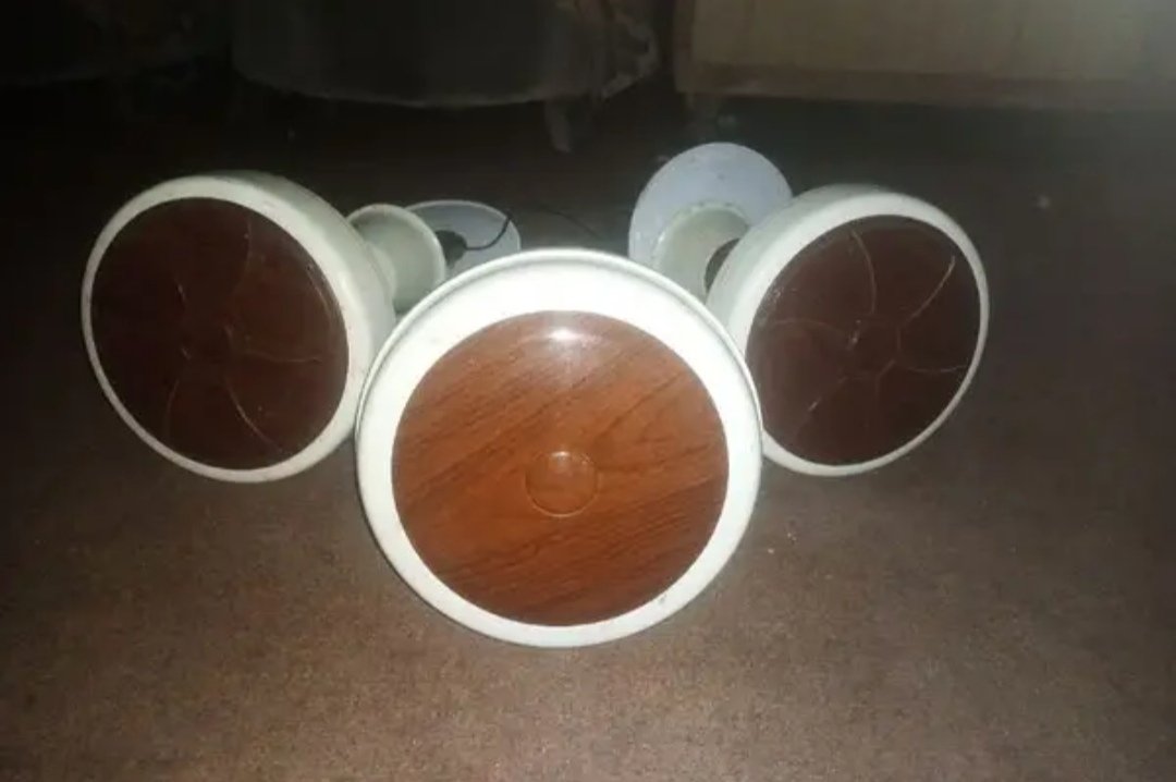 3 celling fans in good condition