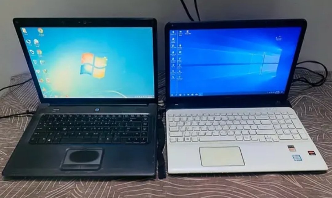 سونی اینڈ ڈیل دو عدد لپ ٹوپ تمام تفصلات تصویر میں موجود ہیں قیمتں الگ