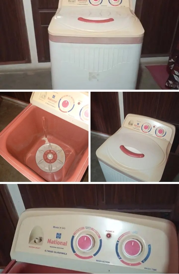 bilkul new washing machine ha coper ma moter ha koi fault ni ha new h