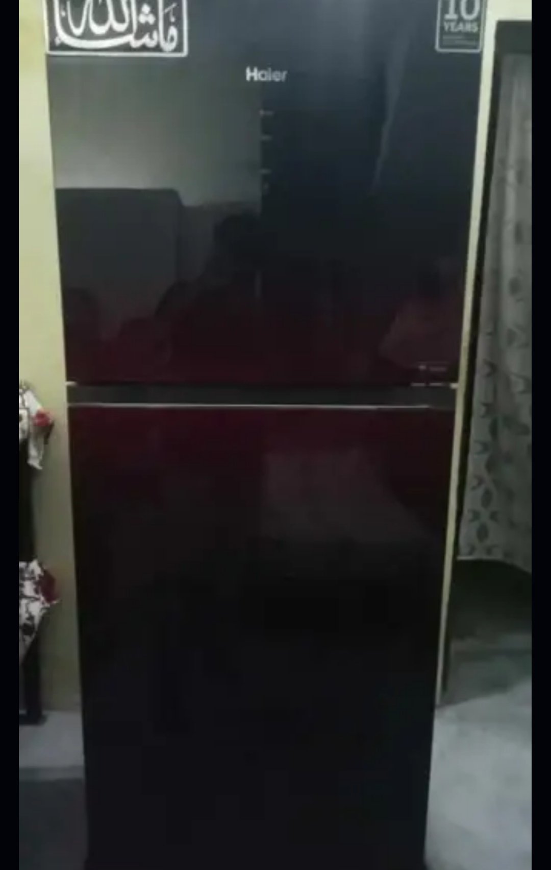 haire large size frige Refrigerators HRF 398 IP glass door