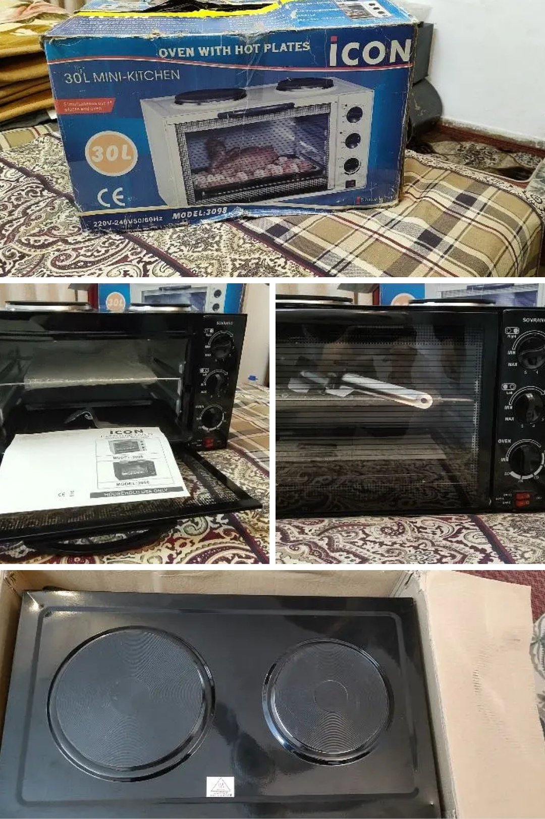 Icon Electric Oven (Mini Kitchen) 30L