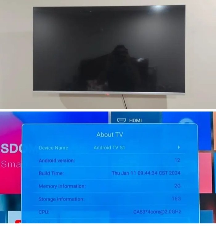 Samsung LED 44 Inch Borderless Android Smart