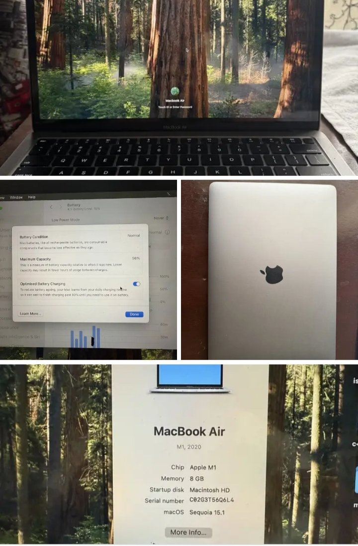 Macbook Air M1 – Space grey