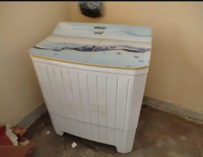 Washing machine with dryer