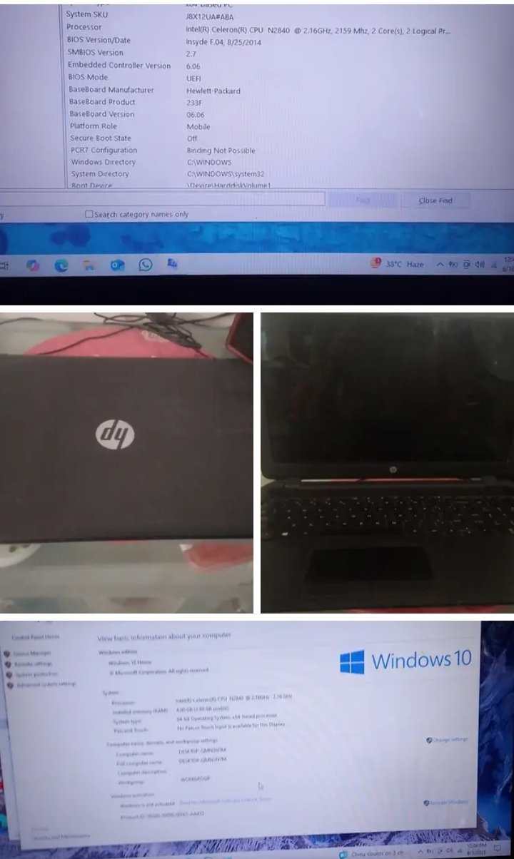 HP laptop